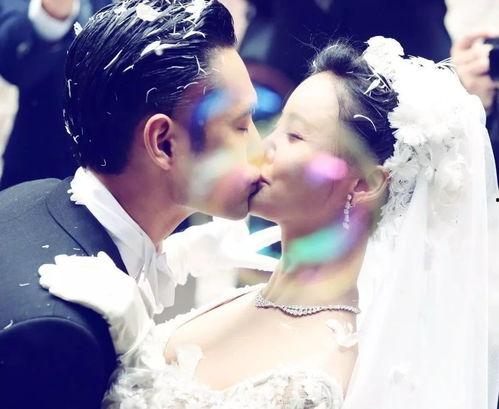 明星婚礼亲吻图片,婚礼亲吻画面浪漫曝光